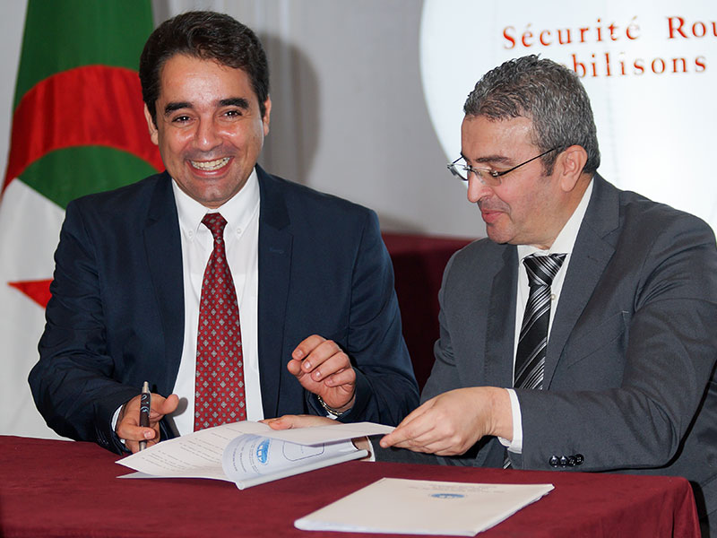 Signature de convention de collaboration entre la sams et le centre national de prévention et de sécurité routière